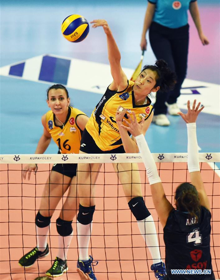 (SP)TURKEY-ANKARA-VOLLEYBALL-TURKISH CUP-QUARTER FINAL-VAKIFBANK VS KAMEROGLU BEYLIKDUZU