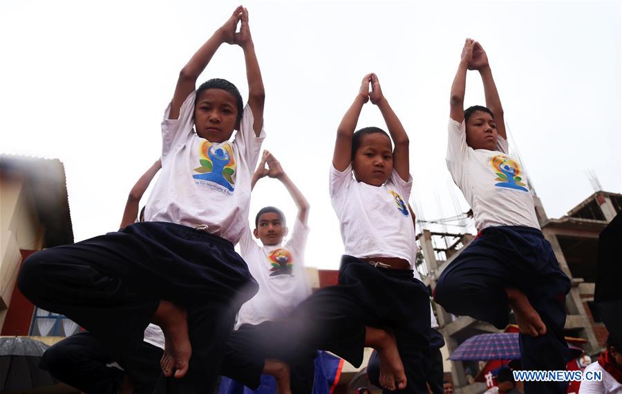 NEPAL-KATHMANDU-INTERNATIONAL YOGA DAY