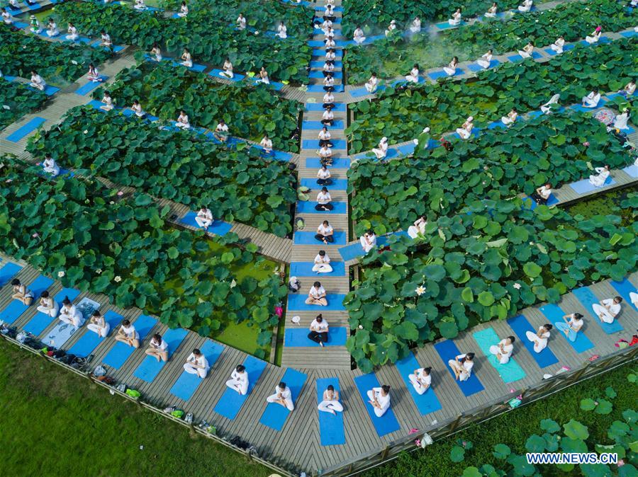 CHINA-FUJIAN-JIANNING-YOGA SHOW (CN)