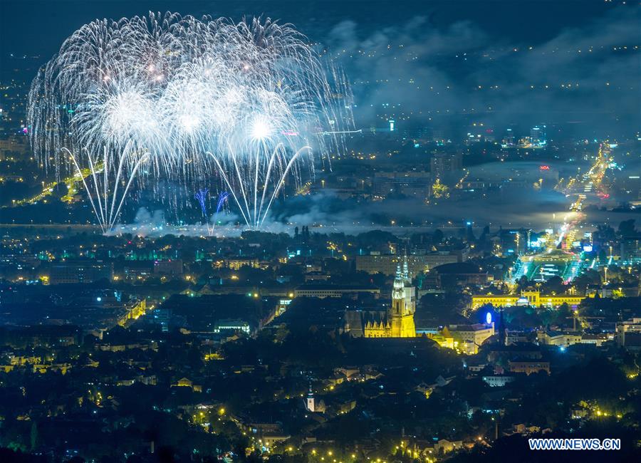 CROATIA-ZAGREB-FIREWORKS