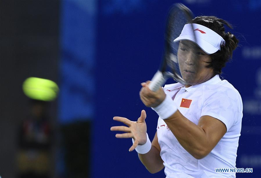 (SP)CHINA-WUHAN-7TH MILITARY WORLD GAMES-TENNIS