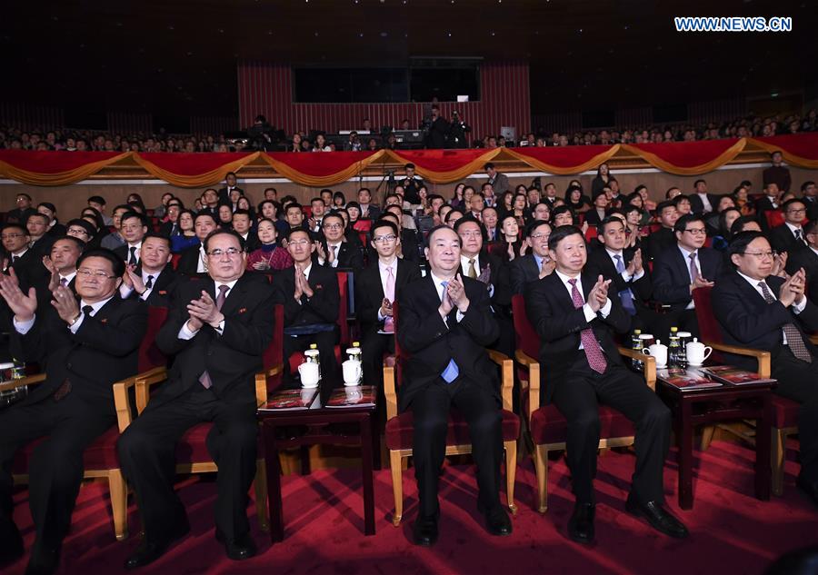 CHINA-BEIJING-DPRK-ART TROUPE-VISIT (CN)