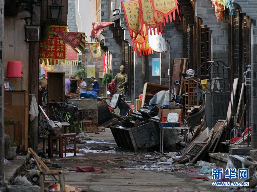 （關注&ldquo;利奇馬&rdquo;&middot;圖文互動）（2）古城洪災 八方馳援&mdash;&mdash;洪水災害下的浙江臨?，F場目擊