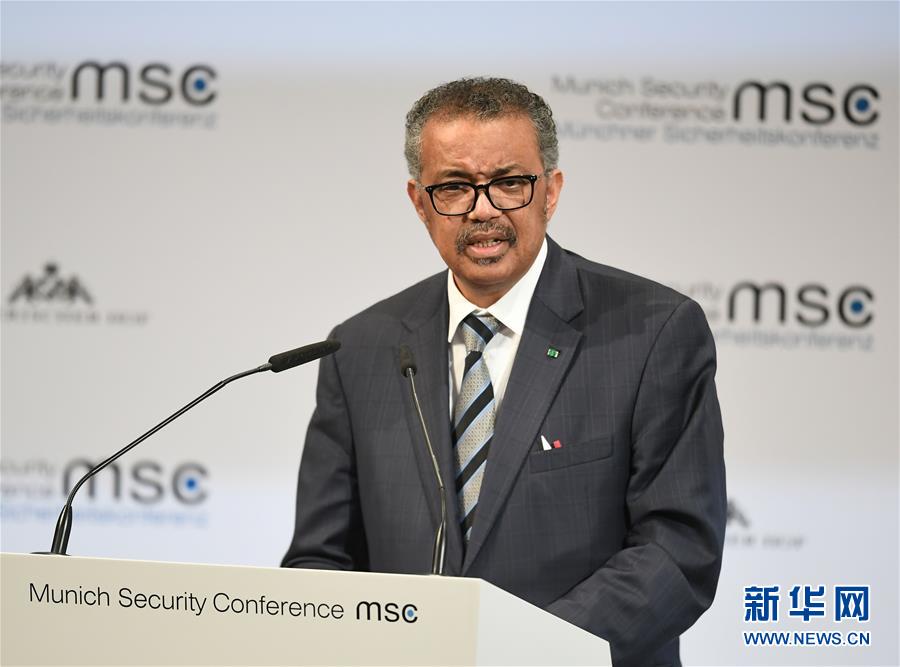 （國際）（2）世衛組織總干事：中國從源頭上控制新冠肺炎疫情的措施令人鼓舞