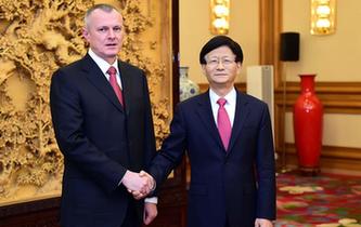 孟建柱會見白俄羅斯內(nèi)務部部長舒涅維奇