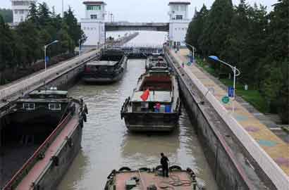 京杭古運河蘇北航段借力&ldquo;綠色航運&rdquo;煥發生機