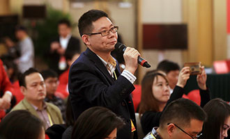 黨建雜志、黨建網記者提問