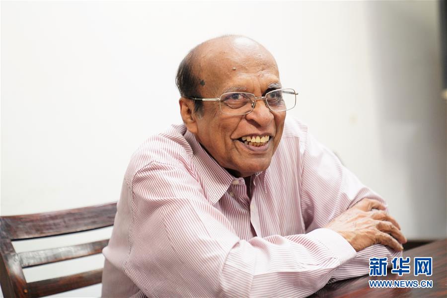 (國際·圖文互動)斯里蘭卡共產黨前總書記:“一帶一路”倡議有利于發展中國家