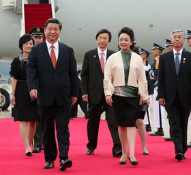 習(xí)近平出訪(fǎng)韓國(guó)